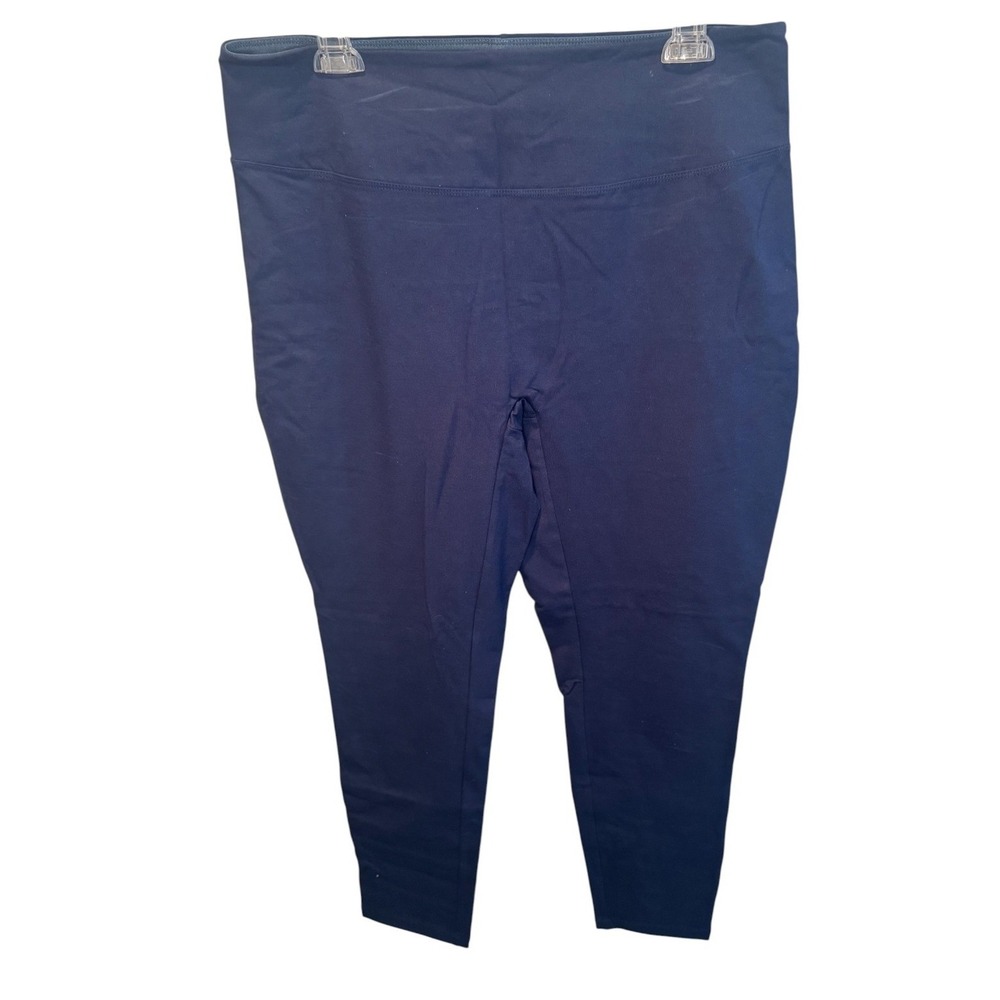 Women with Control Womens Navy Leggings Tummy Control Blu-Tec Large NEW